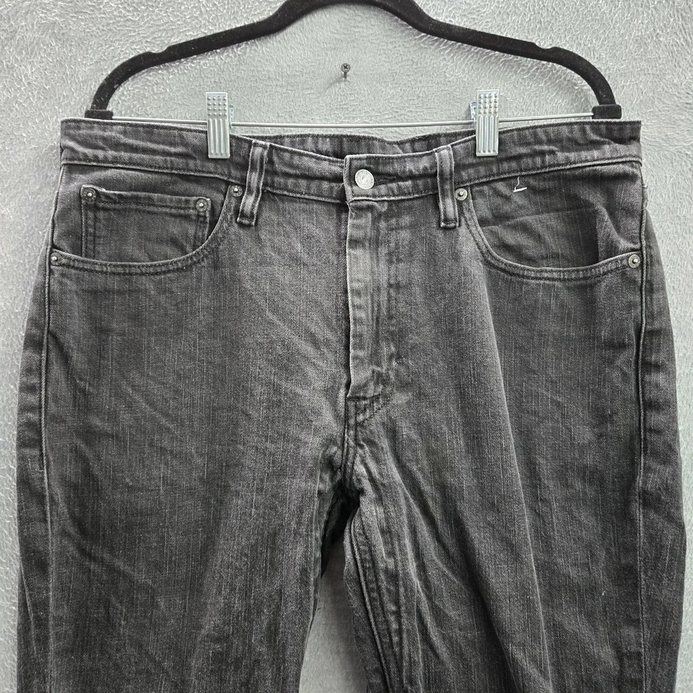 Levi's 511 Men Jeans 36X30 Black Denim Slim Fit‎ Logo 27